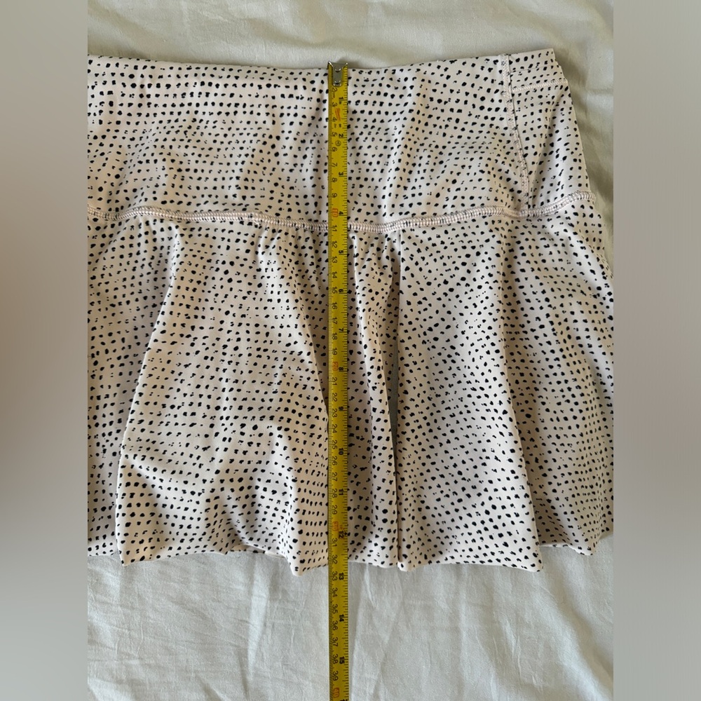 Lululemon Polka Dot Tennis Skirt Skort Size 10 - Picture 10 of 11